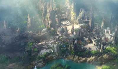 迪士尼首次曝光正在建设中的星战主题公园 迪士尼首次曝光正在建设中的星战主题公园