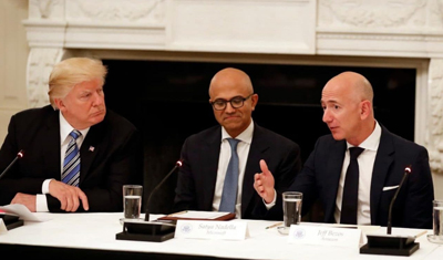 面对特朗普炮轰,亚马逊为何不回击? 面对特朗普炮轰,亚马逊为何不回击?