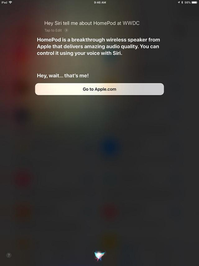 Siri 暗示苹果 WWDC 推出新款 HomePod Siri 暗示苹果 WWDC 推出新款 HomePod