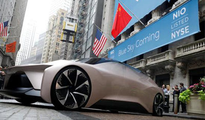蔚来汽车获得特斯拉大股东投资,股价周二大涨22% 蔚来汽车获得特斯拉大股东投资,股价周二大涨22%