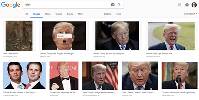 谷歌搜索“蠢货”出现特朗普?谷歌CEO回应 谷歌搜索“蠢货”出现特朗普?谷歌CEO回应