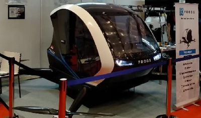 印尼展示高科技产品“青蛙”:载人飞行电动出租车 印尼展示高科技产品“青蛙”:载人飞行电动出租车