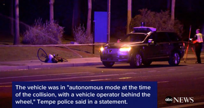 Uber 自动驾驶事故后续：软件 BUG 或是罪魁祸首